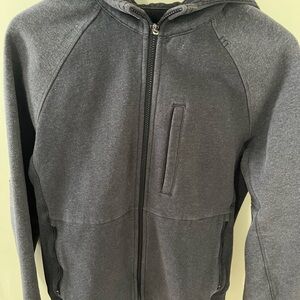 Lululemon Men's Gray Hooded Jacket EUC Size S